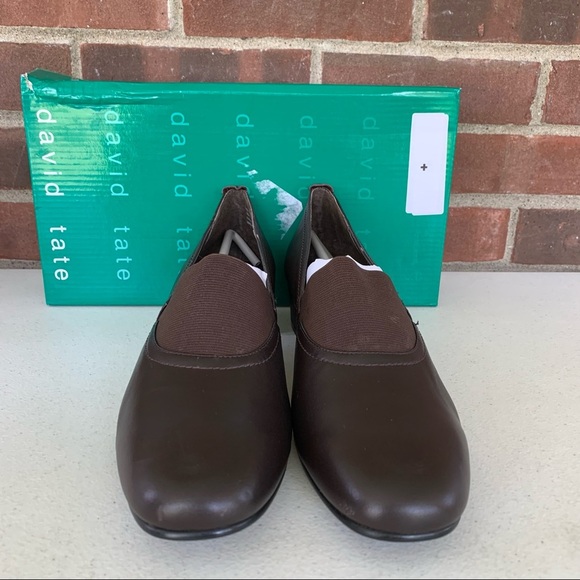 David Tate Women’s Gianna Leather Closed Toe Loafers Brown Size US 11 SS Narrow - Picture 3 of 10